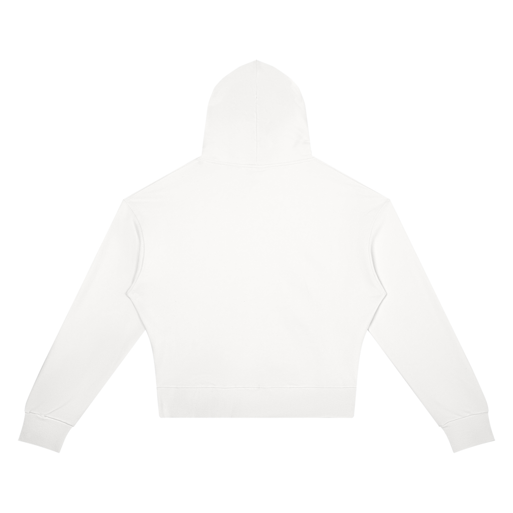 DripDept. Women’s Cropped Green/Purple Drip Logo Hoodie