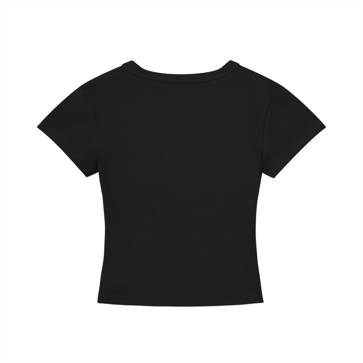 DripDept. Women's Cropped Black/Gray Drip Logo T-Shirt