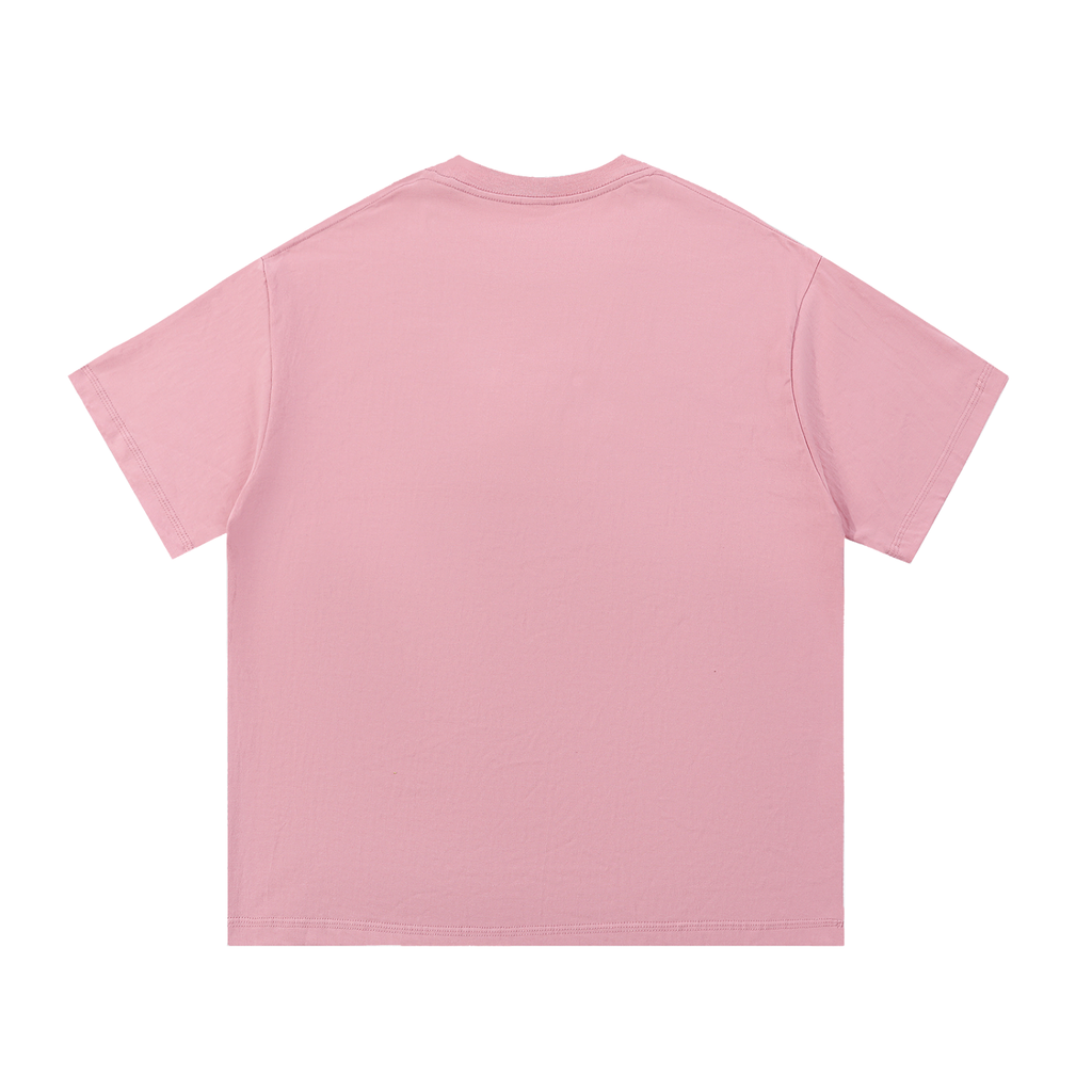 DripDept. Mens Oversized Blue/Light Blue Drip Logo T-Shirt