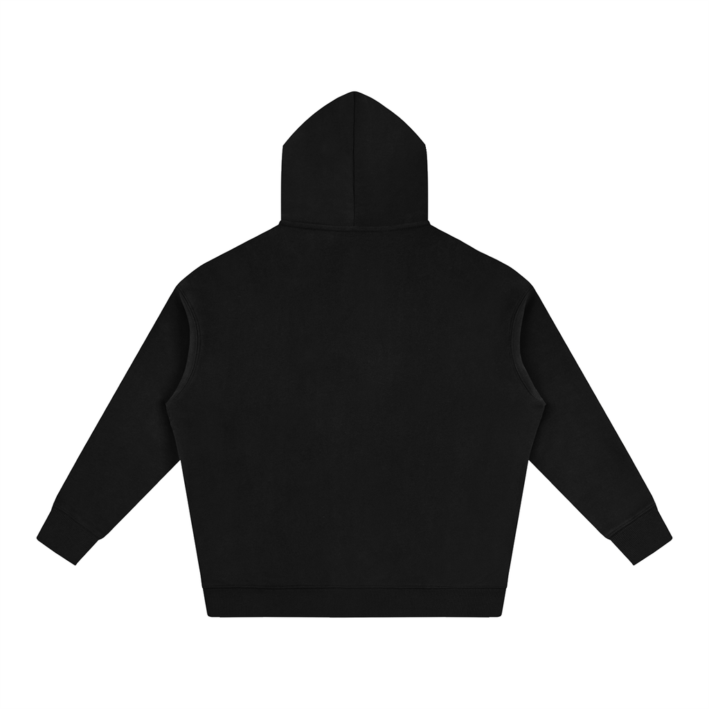 DripDept. Men's Oversized Green/Purple Drip Logo Hoodie