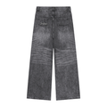 DripDept. Men's Black Vintage Wash Baggy Jeans