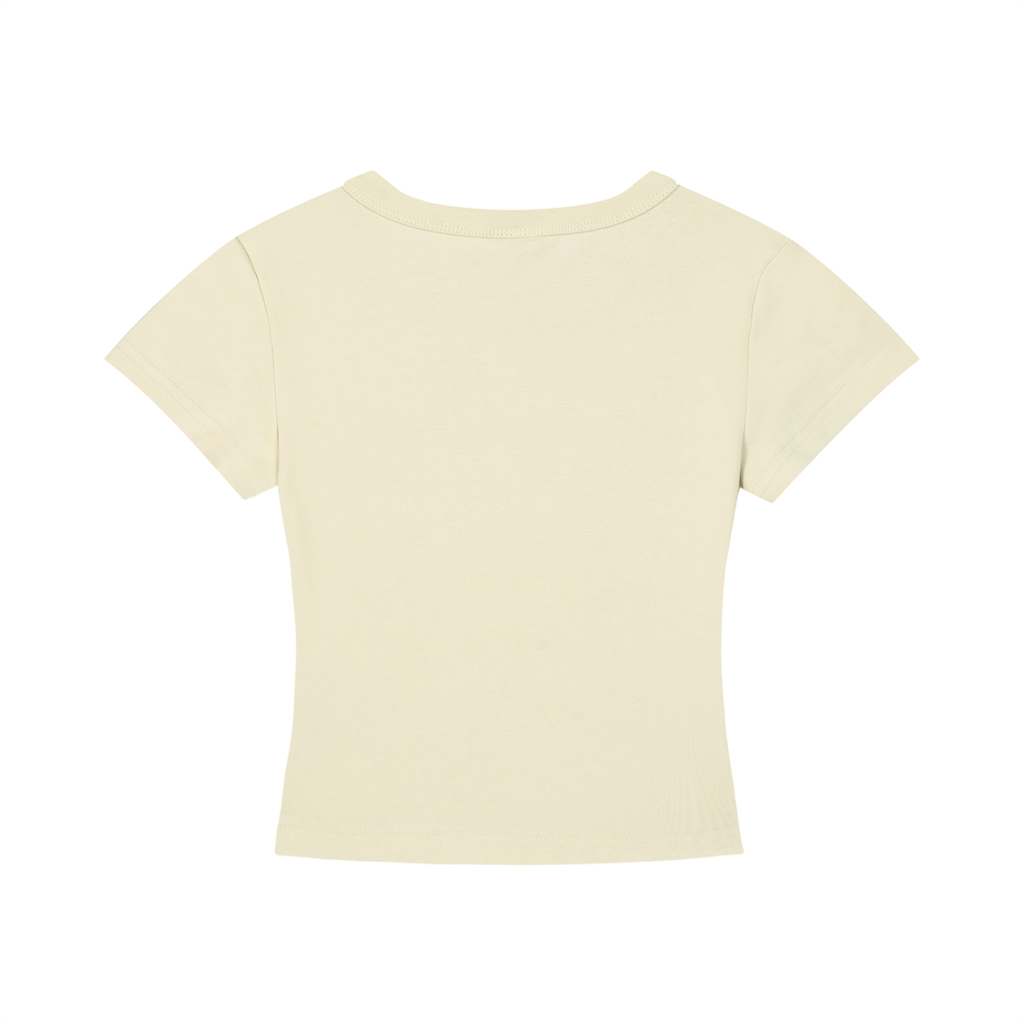 DripDept. Women's Cropped Black/Gray Drip Logo T-Shirt