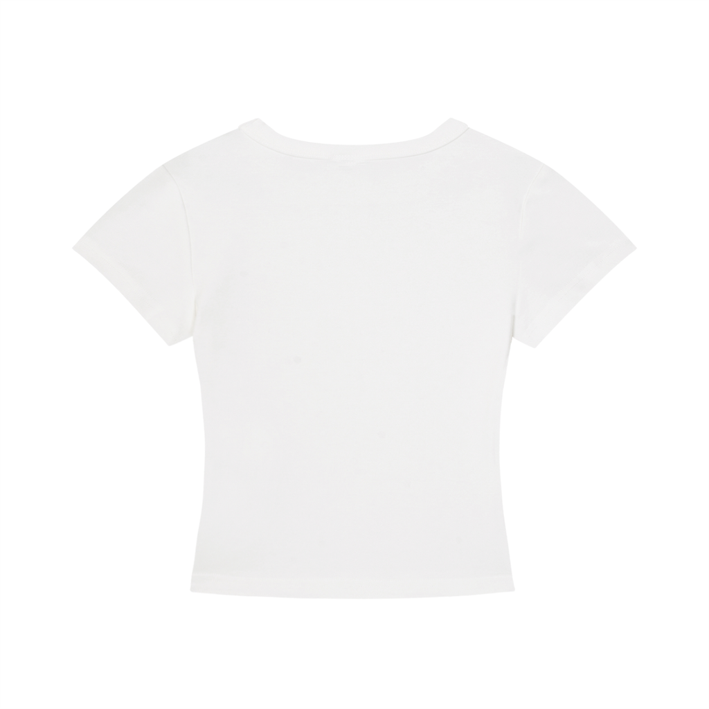 DripDept. Women's Cropped Black/Gray Drip Logo T-Shirt