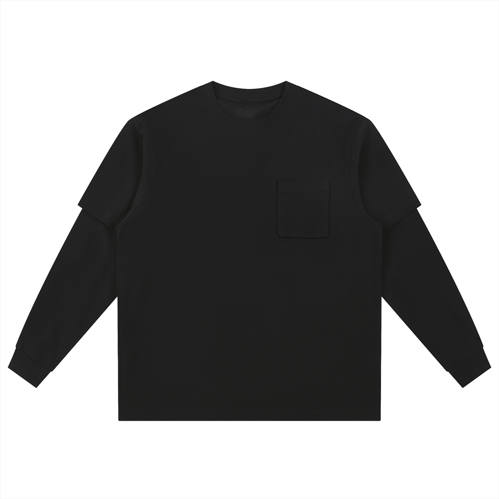 DripDept. Men's Oversized Green/Purple Drip Logo Twofer