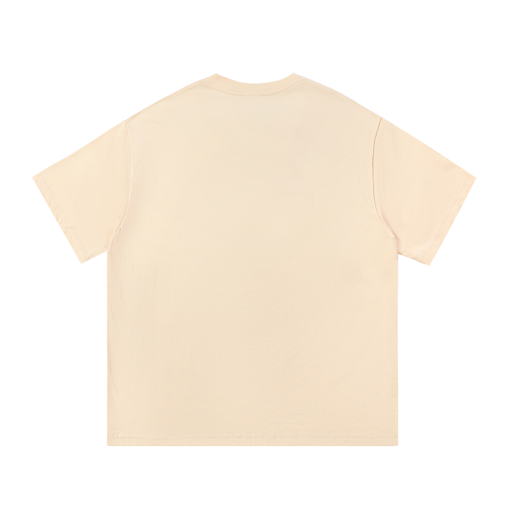DripDept. Mens Oversized Blue/Light Blue Drip Logo T-Shirt