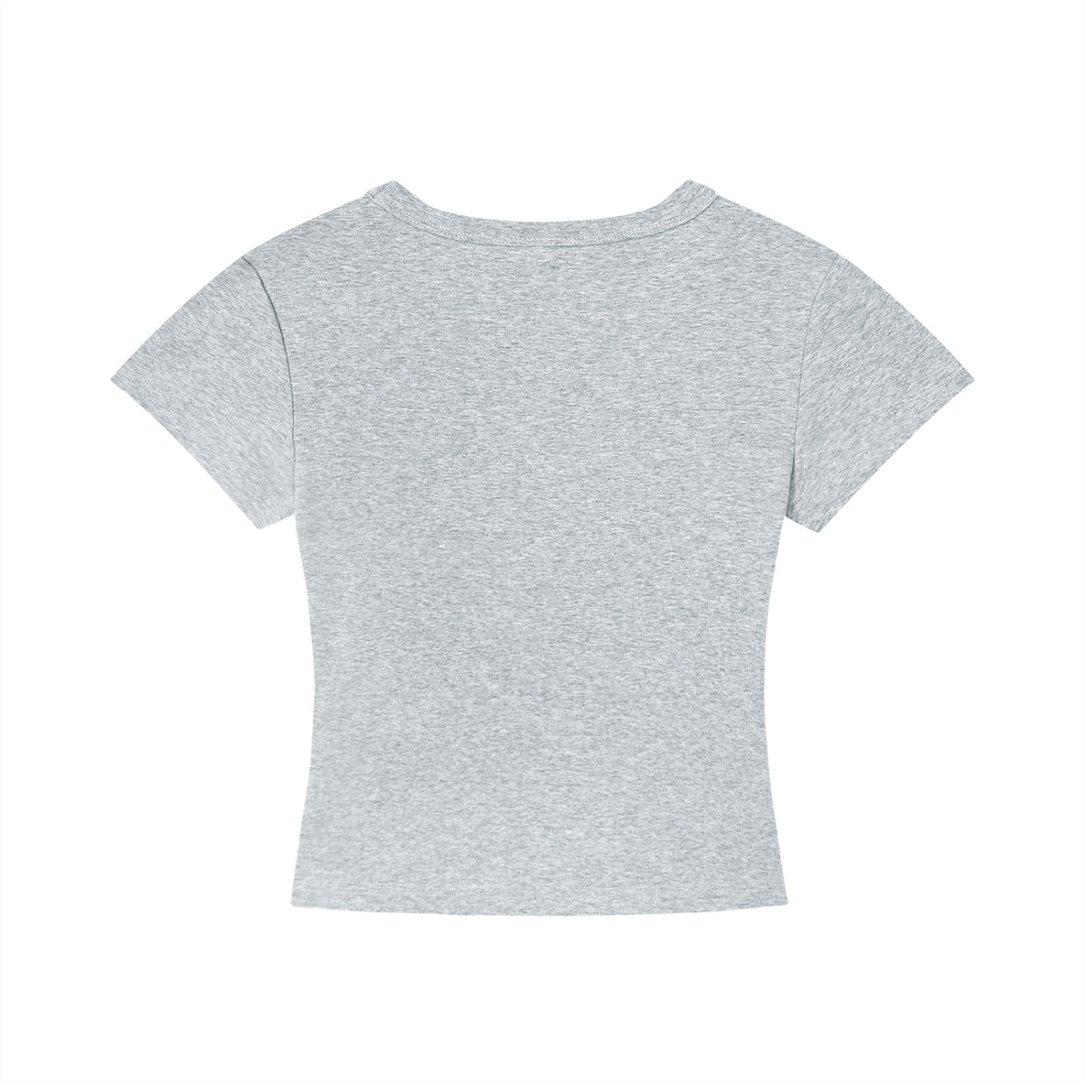 DripDept. Women's Cropped Black/Gray Drip Logo T-Shirt