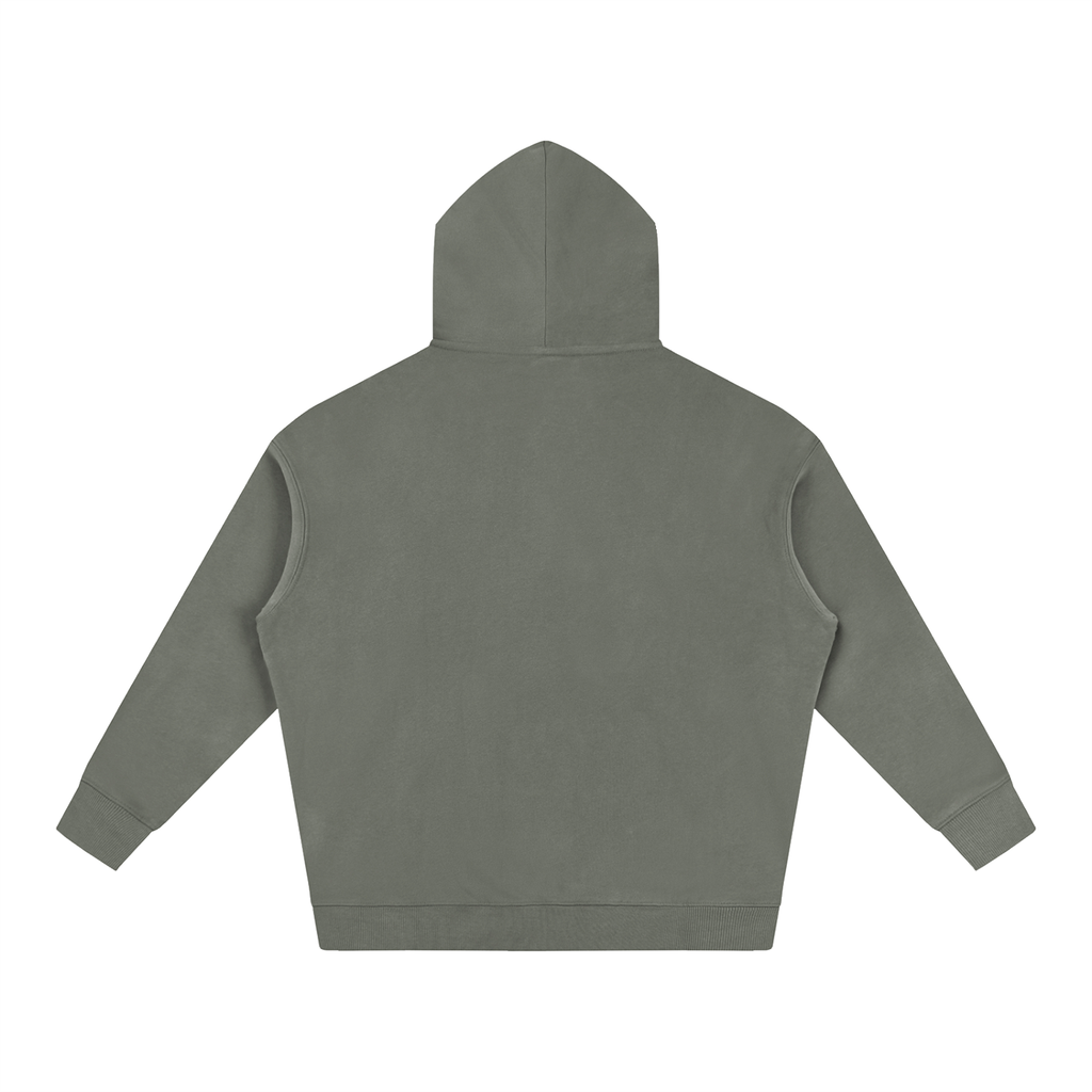DripDept. Men's Oversized Green/Purple Drip Logo Hoodie