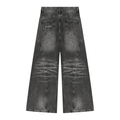 DripDept. Women’s Black Vintage Wash Baggy Jeans
