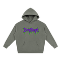 DripDept. Men's Oversized Green/Purple Drip Logo Hoodie